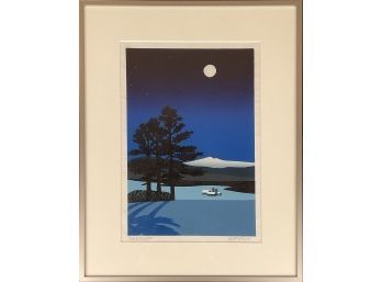 Sabra Field Woodblock Print, Moon Shadow (CTF10)