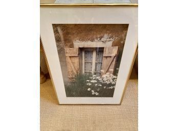 Elizabeth Moore Framed Photograph, A Window At Giverny  (CTF10)