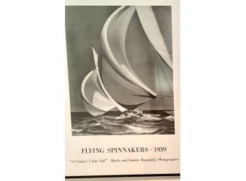 'Flying Spinnakers 1930' Framed Poster (CTF10)