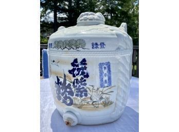 Vintage Japanese Large Sake Barrel (CTF20)