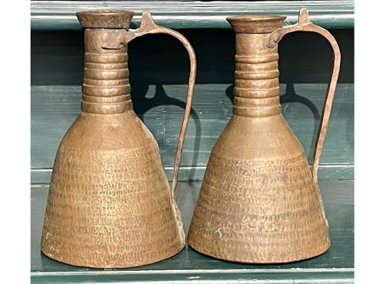 Antique Copper Handled Vessels (CTF10)