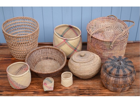 Woven Basket Collection, 15pcs (CTF20)
