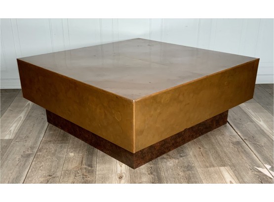 Custom Vintage Copper Coffee Table (CTF40)