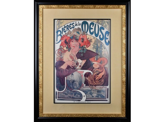 Alphonse Mucha Reproduction Poster, Bieres De La Meuse (CTF20)