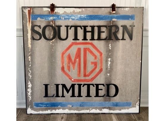 Vintage MG Southern Limited Wooden Sign (CTF10)