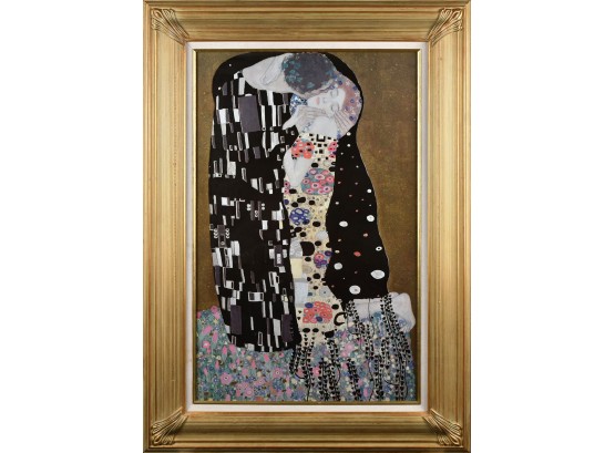 Gustav Klimt Print, The Kiss, Windsor Art Reproduction (CTF20)