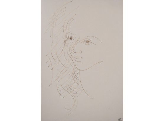 Dora Marr 1998 Sketch, Portrait  (CTF10)