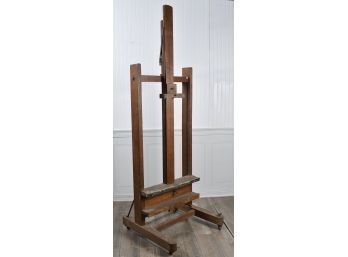 Large 19th C. Artists Easel (CTF40)