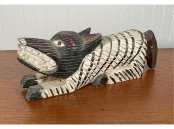 Vintage Mexican Dog Carving  (CTF10)