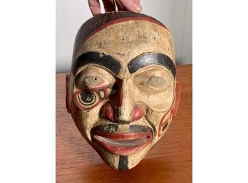 Carved And Painted North West Coast Mask (CTF10)