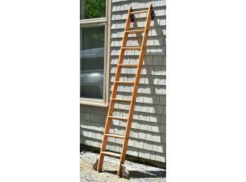 Vintage Oak Library Ladder(CTF30)