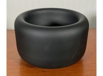 Salviati Black Frosted Glass Bowl (CTF10)