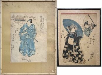 Two Japanese Woodblock Prints (CTF10)