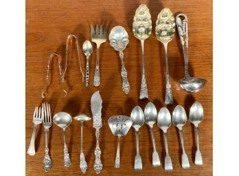 Assorted Sterling Silver Flatware, 19pcs. (CTF10)