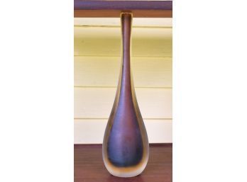 Signed Murano Art Glass Vase (cTF10)