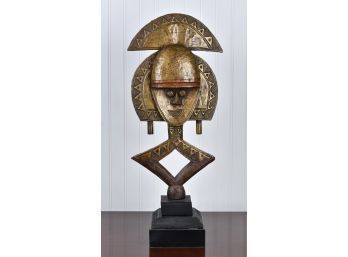 Kota African Reliquary, Bronze And Wood (CTF10)