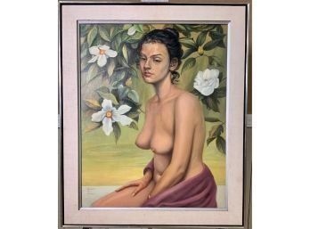 Dorothy Roe Brown Oil On Canvas, Nude (CTF10)