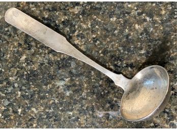Large Coin Silver Ladle (CTF10)