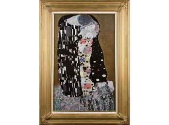 Gustav Klimt Print, The Kiss, Windsor Art Reproduction (CTF20)