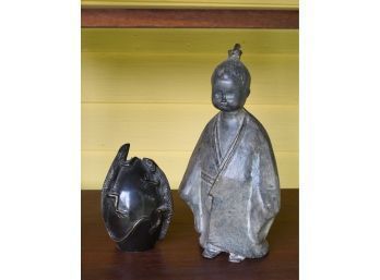 Two Asian Bronze Sculptures (cTF20)