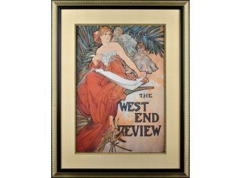 Alphonse Mucha Poster, The West End Review (CTF20)