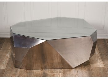 *updated* Arik Levy Style Chrome Coffee Table (CTF30)