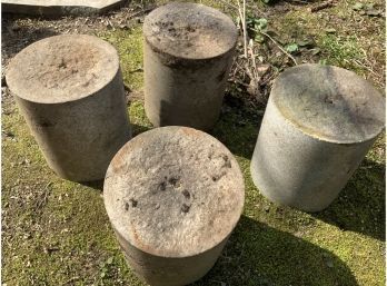 Four Granite Cylindrical Columns/pedestals (CTF40)