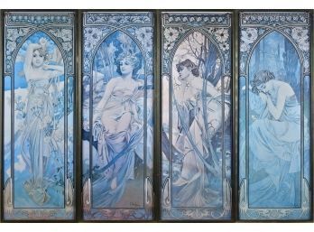 Alphonse Mucha Reproduction Posters, The Four Seasons, The Guild NY (CTF40)