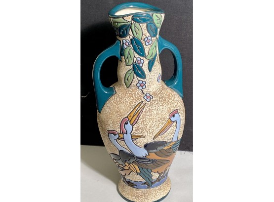 Antique Amphora Czecho-slovakian Vase (CTF10)