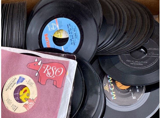 Vintage 45 Vinyl Records (CTF10)