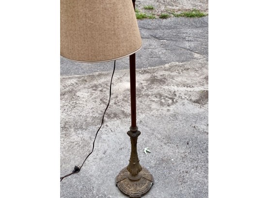 Vintage Brass Floor Lamp (CTF10)