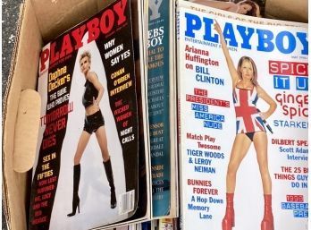 Two Boxes Of Playboy Magazines (CTF20)
