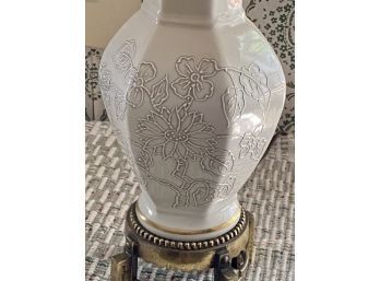 Antique Porcelain Table Lamp (CTF10)