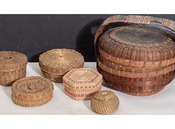 Covered Woven Baskets (CTF10)