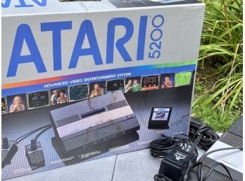 Two Vintage Atari 5200 Game Consoles With Games (CTF20)