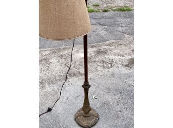 Vintage Brass Floor Lamp (CTF10)