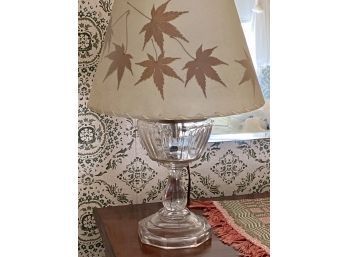 Clear Glass Table Lamp (CTF10)