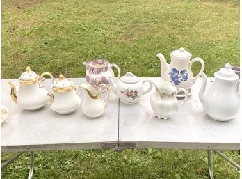 Collection Of Teapots, Glass, China (CTF 20)