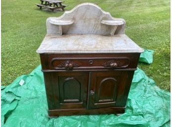 Barn Find! Antique Marble Top Commode (CTF20)