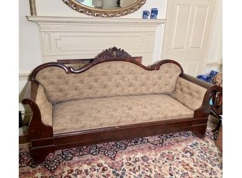 Classic Mahogany Empire Sofa (CTF40)