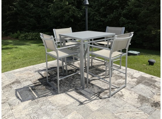 Out Design Group Patio High Top Table & Four Chairs  (CTF50)