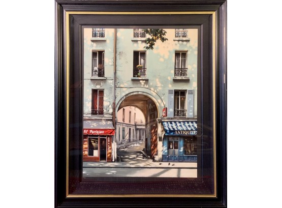 Large Print On Canvas, Archway French Street Scene (CTF20)