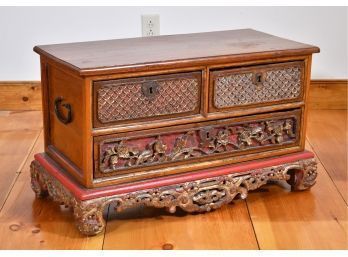 Antique Chinese Low Chest (CTF10)