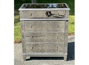 Mirrored Four Drawer Chest/side Table  (CTF20)