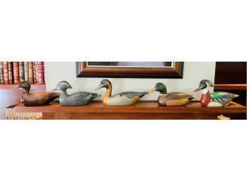 Five Contemporary Wood Duck Decoys (CTF30)