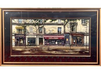 Large Print On Canvas, Cafe De Paris (CTF20)