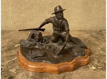 R.C. Lynch Bronze, Panning For Gold (CTF10)