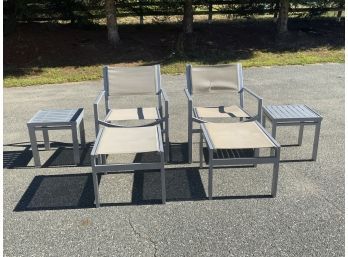 Outdoor Chairs, Ottomans And Side Tables  (CTF30)