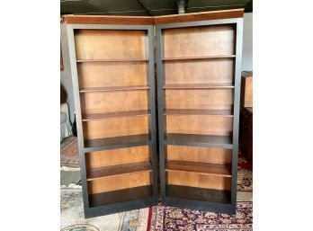 Pair Of Ethan Allen Cherry Bookcases (CTF40)