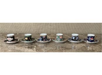 Six Wedgwood Demitasse Cups And Saucers (CTF10)